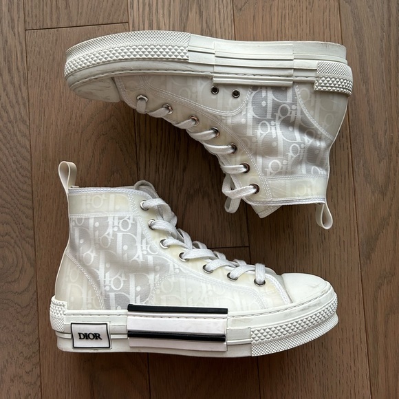 White Dior B23 Oblique Canvas - Picture 10 of 11